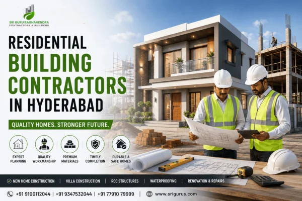 Leading Residential Building Contractors in Hyderabad