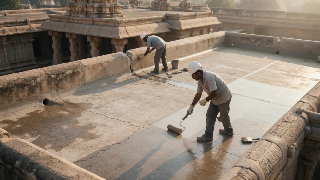 Temple restoration services in Hyderabad by SGR Builders